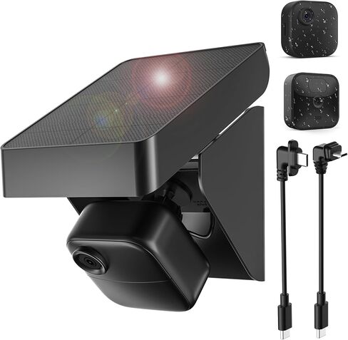 Solar Panel for Blink Outdoor 2K+/4(4th Gen)/(3rd Gen) XT3 and XT2/XT Camera, Solar Panel Charger Mount for Blink Camera with Built-in Battery, Waterproof, Adjustable Angle(Camera not Included) in Kuwait