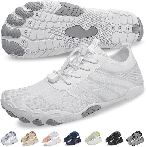Voyabarefoot Shoes for Women Men 2026 Upgrade Wide Toe Box Barefoot Hiking Sandals,Non-Slip Adjustable Water Shoes for Beach Walking Travel, Comfortable Slip On Walking Shoes in Kuwait