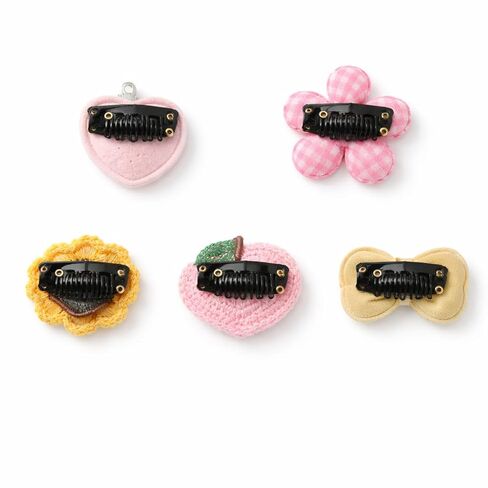 Baby Girl Hair Clips Non Slip for Thin to Thick Hair - No Damage Soft Barrettes for Newborn Infant Toddler - Cute Cartoon Hair Accessories Set (Pink) in Saudi Arabia