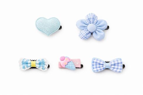 Baby Girl Hair Clips Non Slip for Thin to Thick Hair - No Damage Soft Barrettes for Newborn Infant Toddler - Cute Cartoon Hair Accessories Set (Pink) in Saudi Arabia