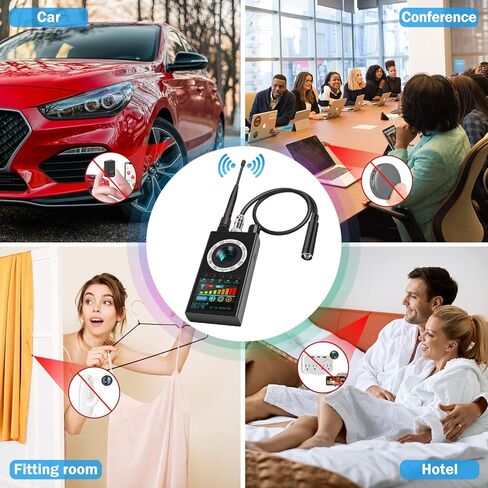 Anti-Spy Hidden Camera Detector Portable Listening Device Detector Camera Finder Professional Privacy Protector in Kuwait