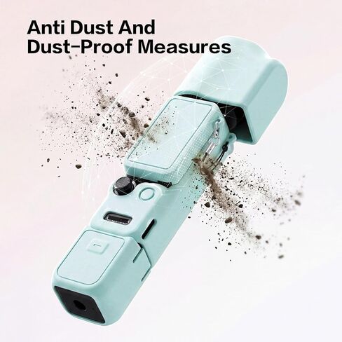 Silicone Case for DJI Osmo Pocket 4, Full Protective Cover with Lens Protector, Anti-Scratch Shockproof Soft Silicone Sleeve Skin, Portable Dustproof Accessories for Osmo Pocket 4 Black in Saudi Arabia