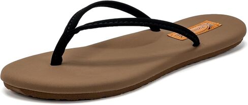 Women's Flip Flops Cushioned Thong Sandals Comfortable Non-Slip Summer Beach Flats in Kuwait