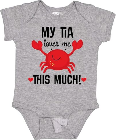 inktastic My Tia Loves Me Nephew Baby Bodysuit in Saudi Arabia