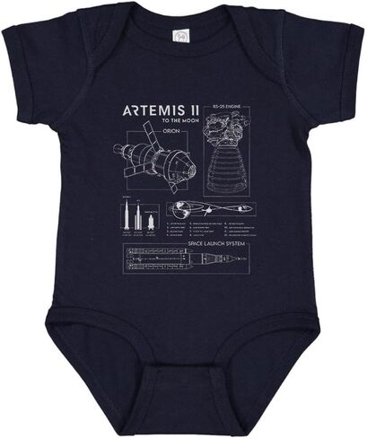 Artemis II Blueprint Baby Infant Bodysuit in Kuwait