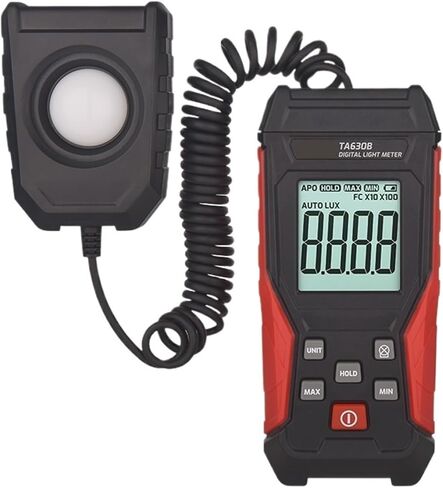 ANTBEE TA630A TA630B CE Certified Light Meter for LED Light Natural Light Measurement 200000lux Digital Light Meter (Color : TA630A) in Saudi Arabia