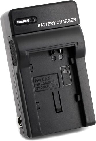 Norifon BP-808 Wall Charger for Canon FS100, FS200, FS300, LEGRIA HF G10, LEGRIA HF G25 and More with Foldable Plug in Kuwait