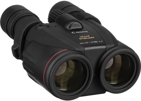 Canon 10x42 L is WP Image Stabilized Binoculars Bundle | L-Series Optics with 10x Magnification, Weatherproof Design & Optical Image Stabilization | for Wildlife & Nature (0155B002) + Harness + More in Kuwait