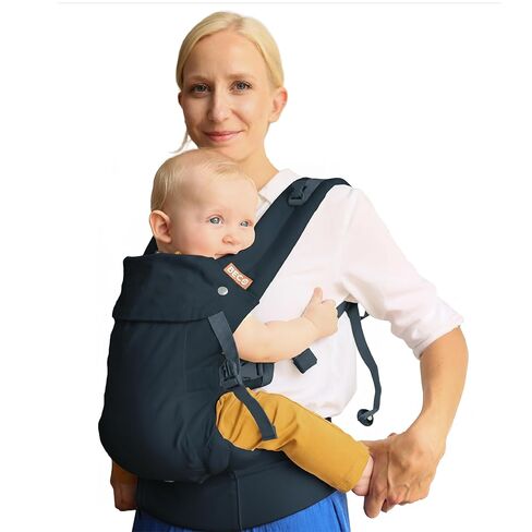Beco Gemini 2.0 Baby Carrier Newborn to Toddler with M-Cloud™ Support - 4-Position Ergonomic Baby Carriers, Certified Hip-Healthy Newborn Carrier, Fully Adjustable to Fit All Parents (7–35 lbs) - Grey in Saudi Arabia