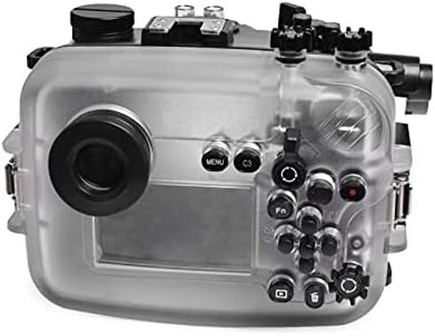Seafrogs 40M/130FT Camera Waterproof Case Underwater Housing for Sony A6600 with 16-50MM Standard Barrel, Built-in Water Leakage Sensor, Ideal for Diving, Surfing, Swimming and Rafting Video in Kuwait