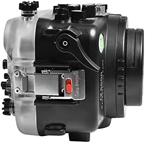 Seafrogs 40M/130FT Camera Waterproof Case Underwater Housing for Sony A6600 with 16-50MM Standard Barrel, Built-in Water Leakage Sensor, Ideal for Diving, Surfing, Swimming and Rafting Video in Kuwait