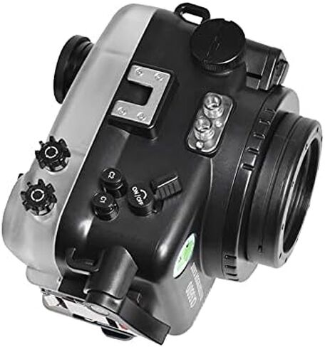 Seafrogs 40M/130FT Camera Waterproof Case Underwater Housing for Sony A6600 with 16-50MM Standard Barrel, Built-in Water Leakage Sensor, Ideal for Diving, Surfing, Swimming and Rafting Video in Kuwait