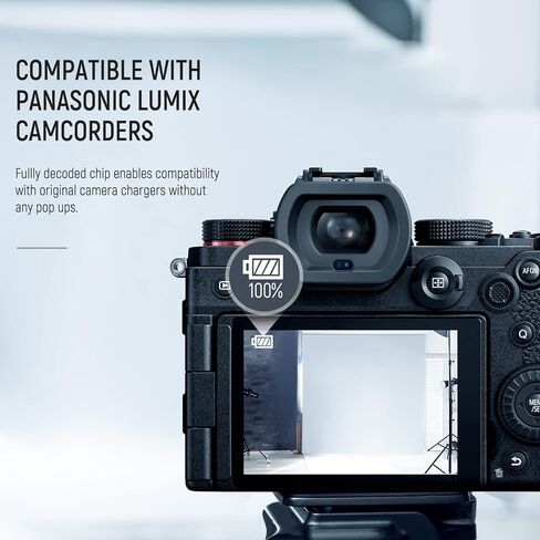 مجموعة بطارية وشاحن بديلة من NEEWER لـ DMW-BLK22، متوافقة مع Panasonic Lumix DC-S5 GH5 II S5 II GH6 S5 IIX S9، عبوتان من البطاريات 2400 مللي أمبير في الساعة وشاحن USB مزدوج القناة من النوع C in Kuwait