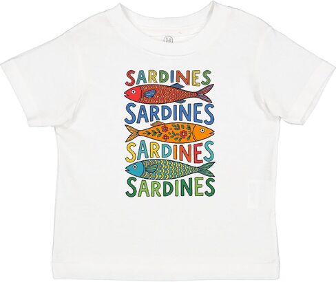 inktastic Colorful Sardines Art Baby T-Shirt in Saudi Arabia