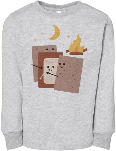 تي شيرت S'More Hug للأطفال الصغار بأكمام طويلة in Kuwait