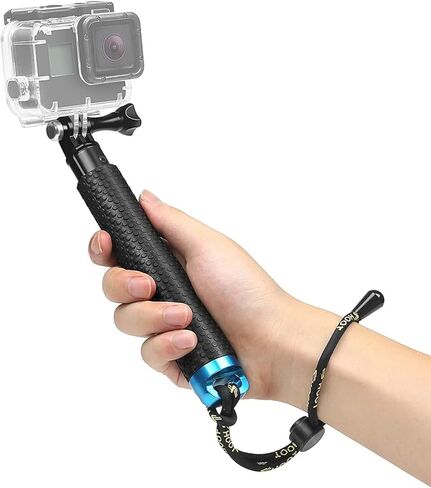 عصا سيلفي مونوبود من سبائك الألومنيوم مقاس 19 بوصة قابلة للتمديد لكاميرات الحركة Go Pro Hero 6/Hero 5/4/3+/3 SJ4000 SJ5000 SJ6000 in Kuwait