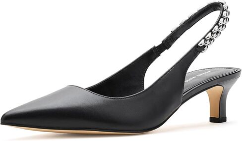 Michael Kors Womens Marcia Kitten Sling Pumps in Saudi Arabia