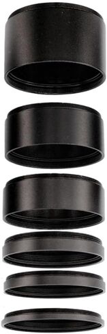 M42 1.25" Spacer Ring Set — 3/5/7/15/20/30mm — M42x0.75 Threaded Extensions (Male/Female) — Fine-Tune T2 Backfocus for Astro Cameras, OAGs & Filter Trains — 6 Rings in Kuwait