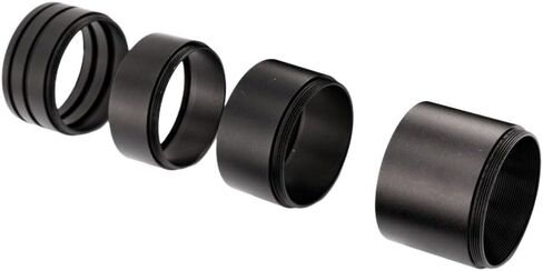M42 1.25" Spacer Ring Set — 3/5/7/15/20/30mm — M42x0.75 Threaded Extensions (Male/Female) — Fine-Tune T2 Backfocus for Astro Cameras, OAGs & Filter Trains — 6 Rings in Kuwait