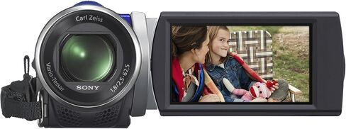 كاميرا سوني HDR-CX210 عالية الوضوح هاندي كام 5.3 ميجابكسل مع تكبير بصري 25x (أزرق) (موديل 2012) in Kuwait