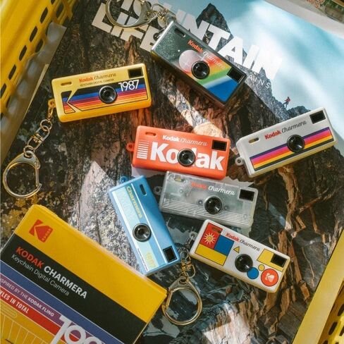 KODAK CHARMERA Keychain Digital Camera Blind Box (2PC) Mini Camera, Digicam, Video Recording, Bag Charm, 1.6 Megapixels, Micro SD Slot, for Beginners Teens & Adults + Green Extreme 32GB Micro SD Card in Saudi Arabia