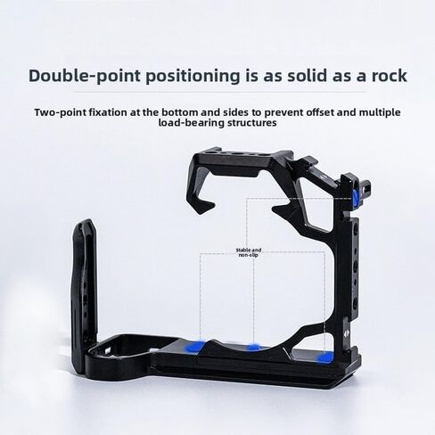 S9M2 cage ;S5M2 cage；Camera Cage for S5M2/S9M2, Full Cage SLR Camera Photography Accessories Expansion Frame,with Cold Shoe and 1/4" Screw Mouting for Video Filmmaking (Black) in Kuwait