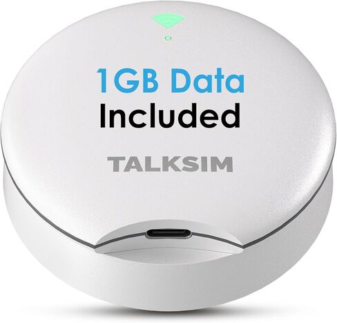 UFO Mobile Hotspot مع بيانات 5 جيجابايت، جهاز WiFi محمول للجيب 6 و4G LTE Hotspot MiFi، يدعم AT&T، T-Mobile، Verizon |10 أجهزة متصلة، تغطية الولايات المتحدة الأمريكية، بدون عقد (أبيض، 5 جيجابايت) in Kuwait