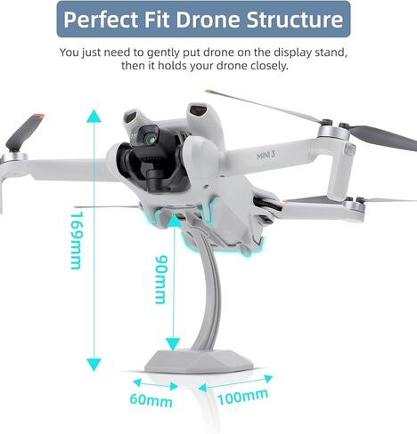 حامل شاشة مكتبي بلاستيكي صغير بدون طيار حامل عرض محمول لـ DJI Mini 3/3Pro/2 SE/Mini 2/Mini SE/Mavic Mini in Kuwait