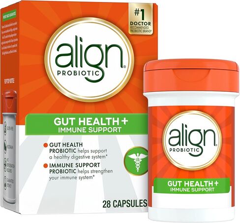 Align Gut Health & Immunity Probiotic, Daily Digestive Support for Women and Men, Helps Support Immune and Digestive Health, 28 Capsules in Saudi Arabia