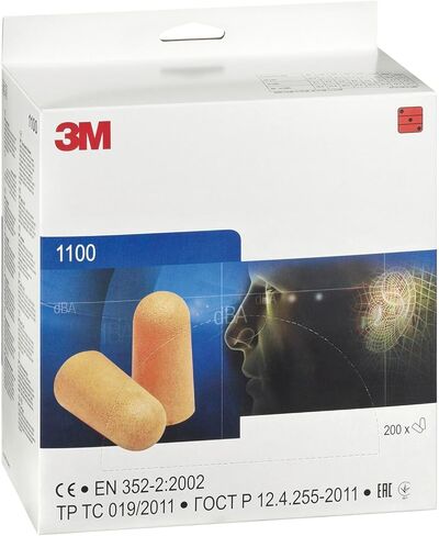 3M 1100 Foam Ear Plugs, 400 Pair in Kuwait