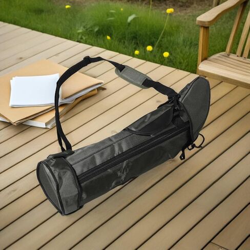 Toddmomy Portable Telescope Storage Bag Shockproof Monocular Container with Adjustable Straps for Bird Watching and Travel Photography Compatible with 100mm Telescopes in Kuwait