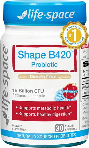 Life-Space Digestion Probiotics, Supports Digestive Health and Enhances Metabolic Rate, Enhance Immunity, Probiotics for Women and Men Supplement - 60 Capsules in Saudi Arabia