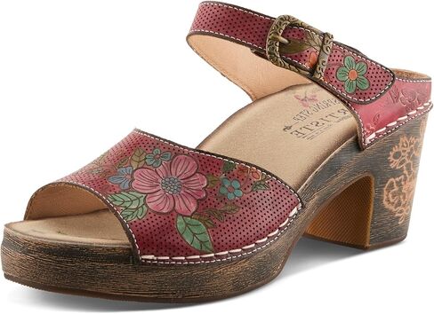 L'Artiste Japhette Women’s Floral Sandal with Cushioned Insole & Easy Fit in Kuwait