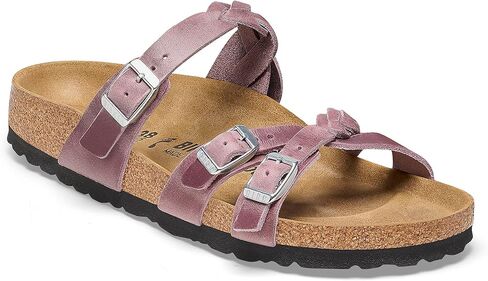 Oiled Nubuck Leather Franca Sandals by Birkenstock in Kuwait