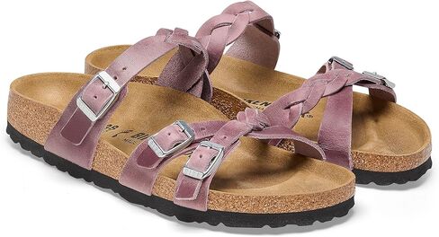 Oiled Nubuck Leather Franca Sandals by Birkenstock in Kuwait