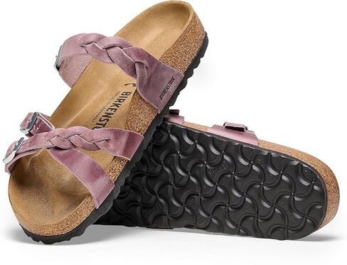 Oiled Nubuck Leather Franca Sandals by Birkenstock in Kuwait