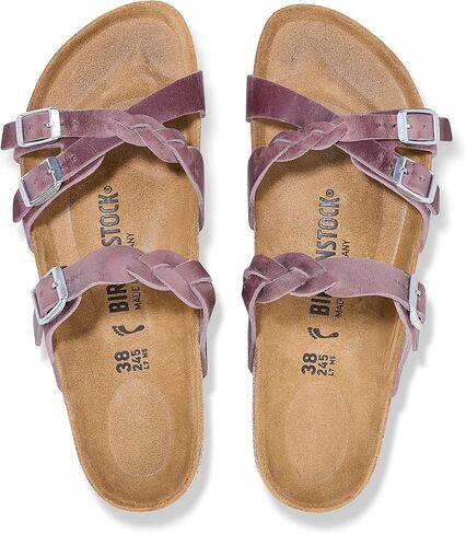 Oiled Nubuck Leather Franca Sandals by Birkenstock in Kuwait