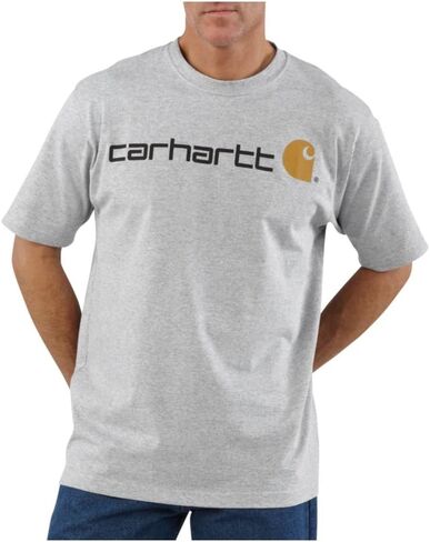 تي شيرت Carhartt رجالي بشعار Signature قصير الأكمام متوسط الوزن K195 in Saudi Arabia