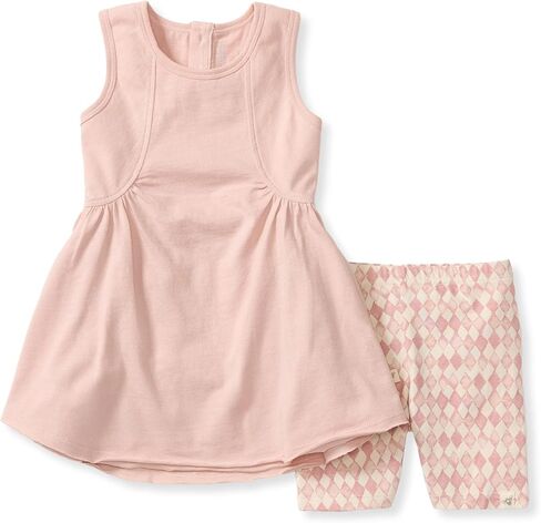 Burt's Bees Baby Baby Girls' Top and Pant Set, Sleeveless Tunic and Leggings Bundle, 100% Organic Cotton in Saudi Arabia