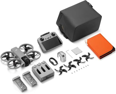 DJI Avata 360 Fly More Combo (RC 2)، طائرة بدون طيار 360 درجة مع تصوير 1 بوصة 8K 360 درجة لتصوير FPV والتصوير الجوي، كاميرا بدون طيار 360 درجة مع واقي المروحة. تتضمن RC 2 للتحكم الدقيق وثلاث بطاريات، وخطة رعاية NYC لمدة عام والمزيد in Kuwait