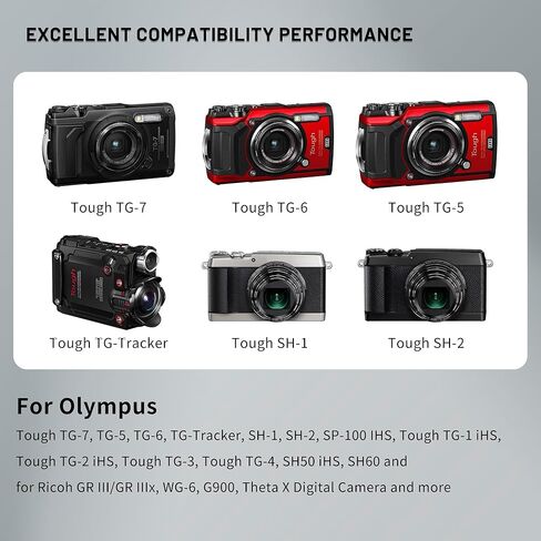 2-حزمة بطارية DB-110 Li-90B Li-92B مع شاحن لأوليمبوس Tough TG-7، TG-5، TG-6، TG-Tracker، SH-1، SH-2، SP-100 IHS، Tough TG-1 iHS، Tough TG-2 iHS، Tough TG-3، Tough TG-4، SH50 iHS، SH60 in Kuwait