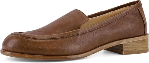 QIV Leather Penny Loafers Women Casual Moccasins Comfort Lightweight Slip-On Work Flats Shoes in Kuwait