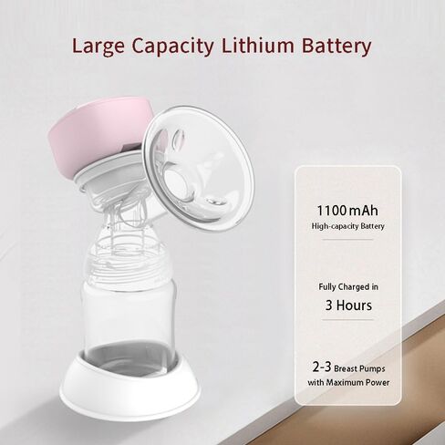مضخة ثدي كهربائية قابلة لإعادة الشحن مزودة بـ 4 أوضاع و12 مستوى مع شاشة LED مع شفة من السيليكون غير المؤلمة، مضخة رضاعة طبيعية محمولة مضادة للتدفق الخلفي وغير قابلة للانسكاب ومنخفضة الضوضاء مع 10 أكياس لتخزين الحليب in Kuwait
