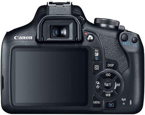 كاميرا Canon EOS Rebel T7 DSLR مع عدسة II مقاس 18-55 مم F/3.5-5.6 + حافظة + بطاقة SD سعة 32 جيجابايت (حزمة مكونة من 15 قطعة) (متجددة) in Kuwait
