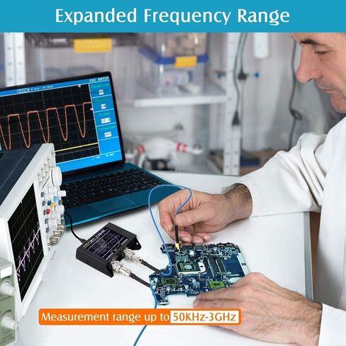 NanoVna SAA-2N VNA Antenna Analyzer,SEESII 50KHz -3GHz Vector Network Analyzer with Bag & Testboard Kit,4" inch LCD,HF VHF UHF Measuring S Parameters, Voltage Standing Wave Ratio Smith Chart in Saudi Arabia