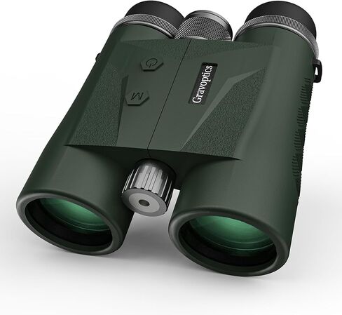 مناظير Rangefinder للصيد، 2624 ياردة طويلة المدى بالليزر 10x42 مم HD، سريع 0.15 ثانية IP65 مقاوم للماء ± 0.5 متر محدد المدى مدمج للصياد والجولف والمغامرات الخارجية in Kuwait
