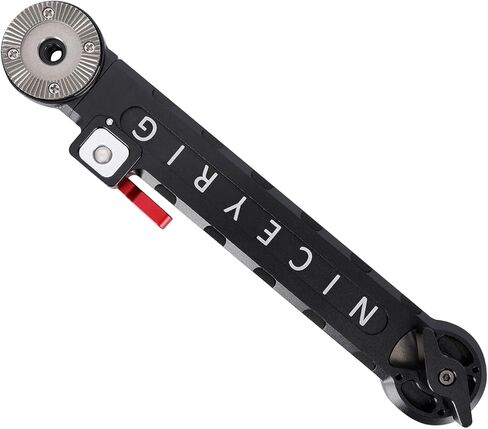 NICEYRIG Rosette Mount Extension Arm, Adjustable Length to 11.6-Inch Rosette Arm for DSLR 15mm Shoulder Rig Support System - 637 in Kuwait