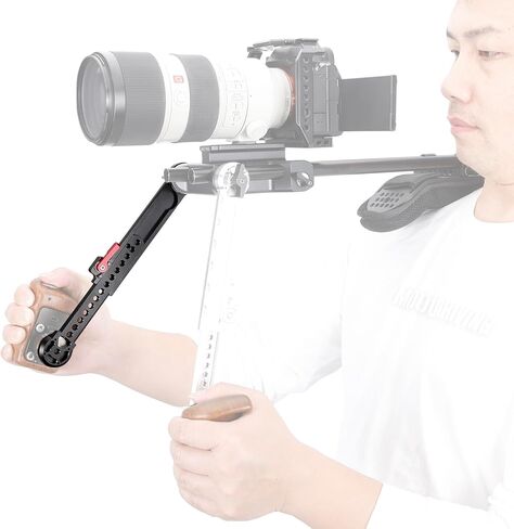 NICEYRIG Rosette Mount Extension Arm, Adjustable Length to 11.6-Inch Rosette Arm for DSLR 15mm Shoulder Rig Support System - 637 in Kuwait