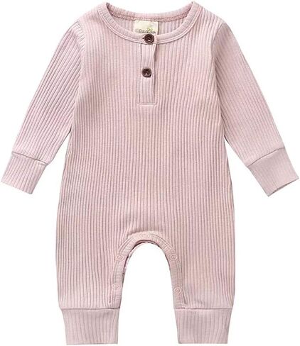 MAMIMAKA Newborn Infant Unisex Baby Romper Bodysuit One Piece Jumpsuit Outfits Clothes in Kuwait
