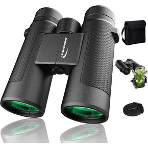 15x42 Binoculars for Adults High Powered for Bird Watching Cruise Ship | FMC BAK4 Optics for Wide HD View, Portable Lightweight Binoculars for Hunting Traveling, Easy Focus with Phone Adapter in Saudi Arabia
